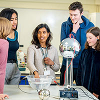 Physics A Level, this link will take you to the course details