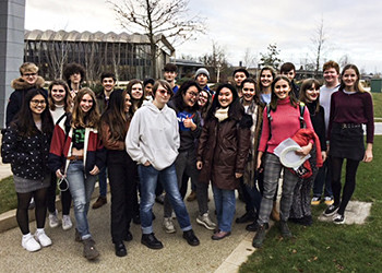 Biology and Chemistry students travelled to the European Molecular Biology Laboratory near Cambridge 