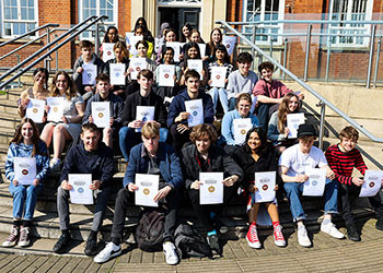 UK Chemistry Olympiad competition, this image links to the news item