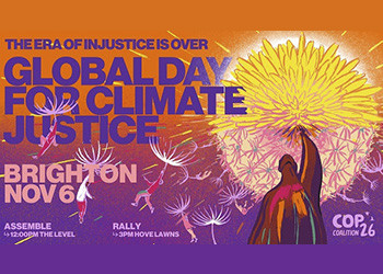 Global Day for Climate Justice poster