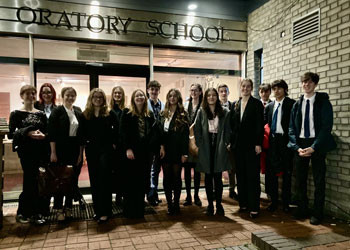 BHASVIC students at the Model United Nations conference, this image links to the news item