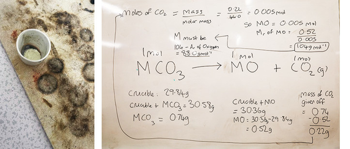 Mamadou’s team’s measurements got close to zinc (88.0)